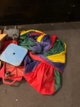 Small roller carts and parachute - 1203