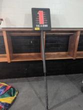 Football down marker pole, room 1203