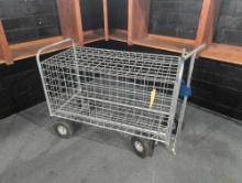 4 Wheel caged basketball cage, room 1203