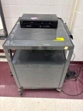 Metal AV cart and DVD CD player, room 1202