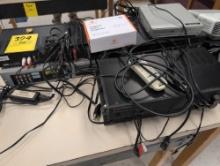 Audio Source Amplifiers, voice amplifier, magnavox dvd player, jvc dvd and vhs players - Rm. 1201