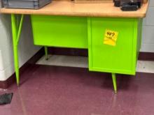 green desk