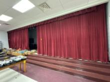stage curtains, stage lighting - room 1201