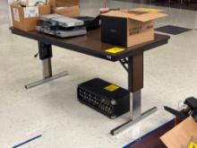 6ft folding table and 5ft adjustable leg table - room 1201