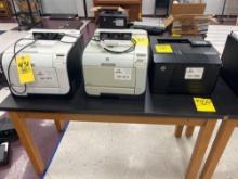 3 HP color laser jet printers - 1202