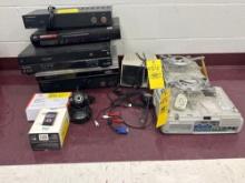 Epson projectors - video flip - Zoweetek amplifier - vcr and dvd players - room 1202