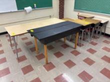 (2) Tables, (6) Student Desks with Chairs- Room 1308