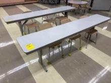 (2) Student Tables with (6) Chairs - Room 1306