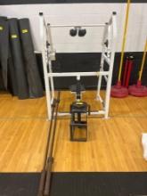 Hammer strength machine - bench weight bars - etc - Bell Harron