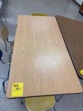 (2) Student Tables, (4) Chairs - Room 2304