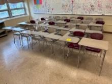 (28) Student Desks and Chairs - Room 2304