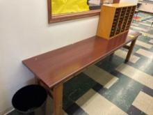 Table, Wooden Organizer, - Room 2107
