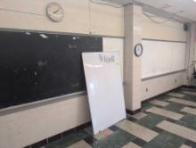 Whiteboards and clock - Room 2105