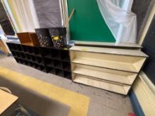 Wooden Bookcase Carts, Wooden Organizers,Waste Bins - Room 2404