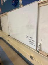 Pair of 6ft dry erase boards - 2410