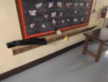 Long wood childrens coat racks