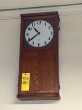 Miller Oak Cases Clock - Hallway of 2nd Floor Of Original High School