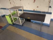Plastic Carts, Table with (6) Chairs- Room 3414