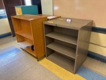 Wooden Bookcases, Metal Bookcases, Metal File Cabinet - Room 3411