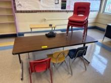 (3) Tables, (6) Chairs - Room 3404