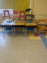 Assorted kids desks, tables and chairs - 3411