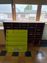 Wood organizer and magazine racks