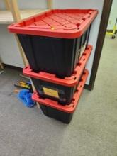 Heavy duty totes. bid x 3