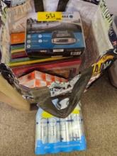 Radar detector, file envelopes, febreeze