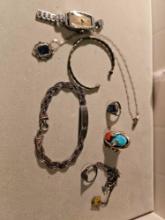 Lot of vintage sterling jewelry