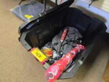 Tote, umbrella, wand mixer