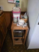 Cart, Toaster, Wall Decor