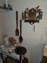 Stands, Corner Shelf, Dolls, Clock