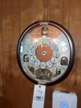 Ornate Seiko Melodies in Motion Wall Clock