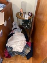 End Stand / Lamp / Blankets and Linens