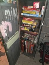 Green Cabinet with Games