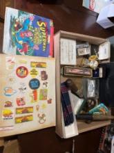 Telescope, Sticker Collection, Pins, Harmonica