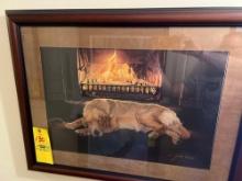 John Weiss pencil signed framed art