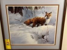 Mario Fernandez - pencil signed - Too close for comfort Fox