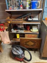 Shoo vac - shelf contents
