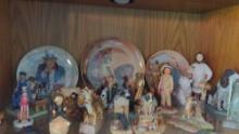 Figurines collector plates Goebel Norman Rockwell