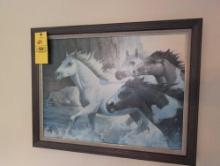 Fernandez oil on canvas print signed and dated 1991