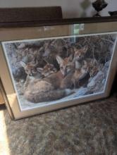 C Brends 1989 pencil signed and numbered Fox print