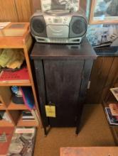 Antique music cabinet with cd/radio