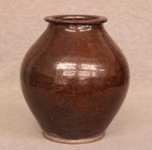 8" Ovoid Stoneware Jar