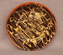 10" Redware Plate - Williamsburg Pottery