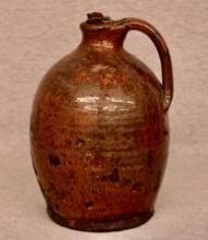 Southern Alkaline-Glazed Stoneware Jug - 8"