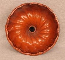 Redware with Manganese Decor - Food Mold