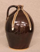 Charles List, Decorated Pottery 10" Jug