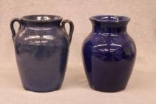Stoneware Colbalt Glazed Vases