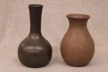 2 Gordy Pottery Bud Vases